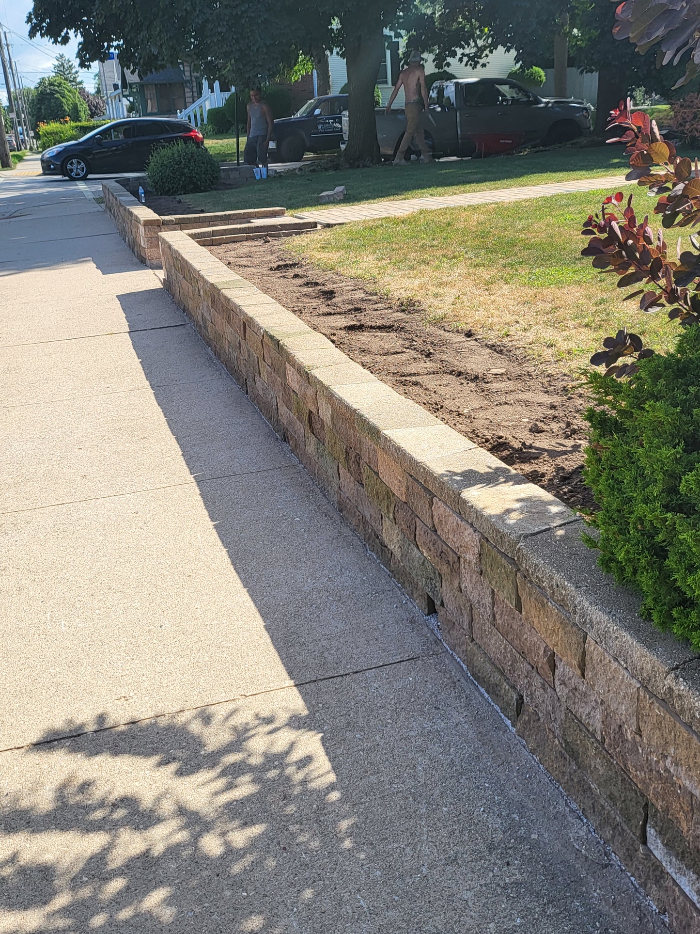 Retaining Wall- Decorative Concrete Block